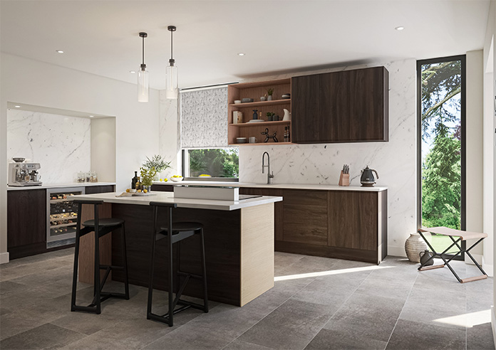 Zambezi, True Grey - Twist&Fit Roller Blind - Image 7